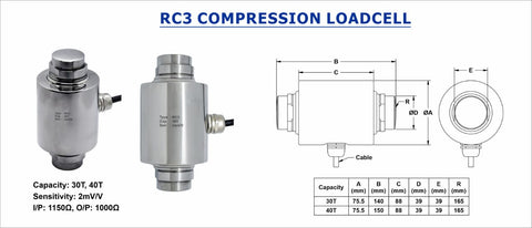 RC3 Equivalent Weigh Bridge Load Cell